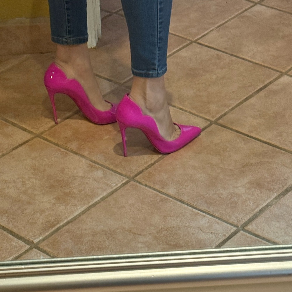 Christian Louboutin Hot Pink Heels